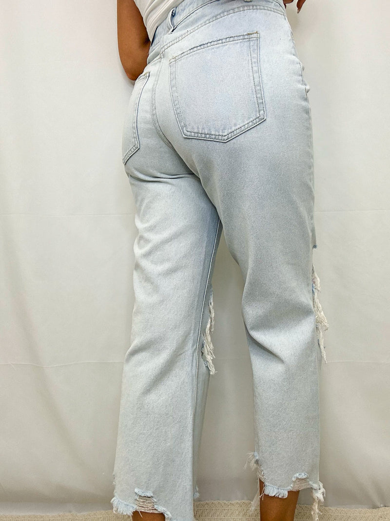 Vintage Crop Flare Jeans