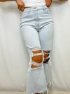 Vintage Crop Flare Jeans