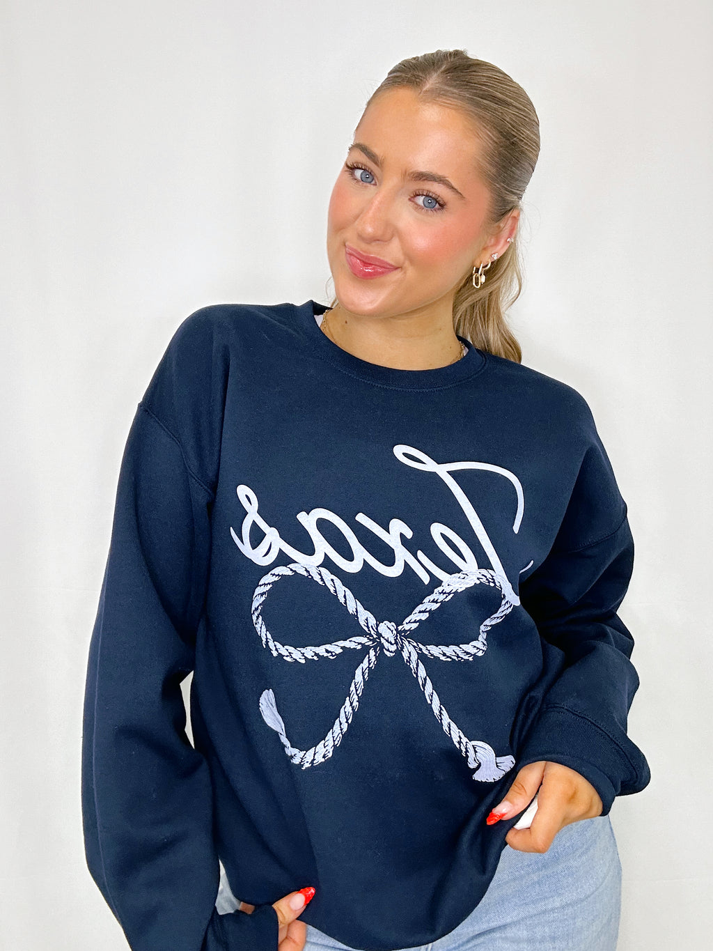 Texas Bow Sweatshirt