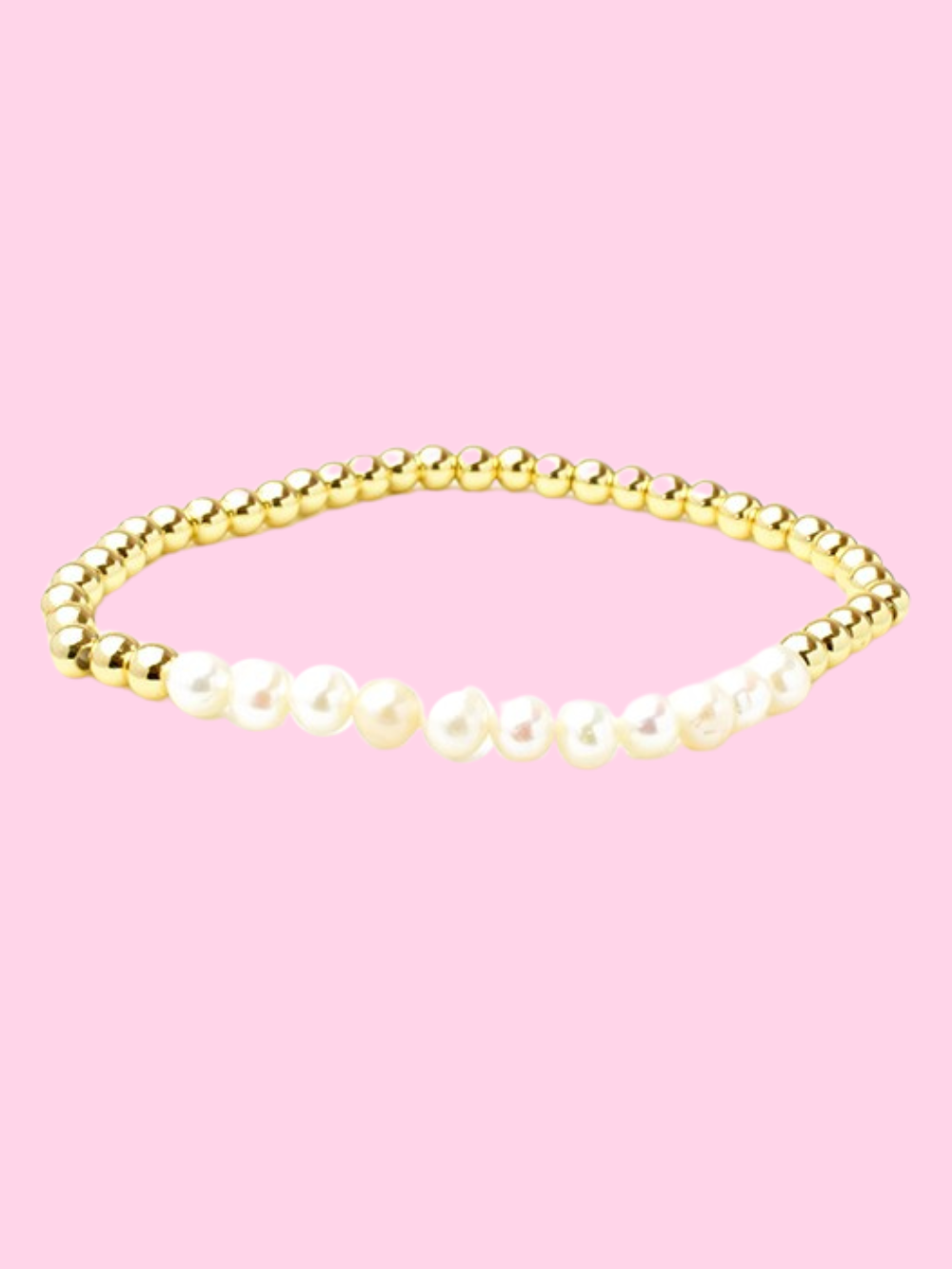 Pearls & Gold Bracelet