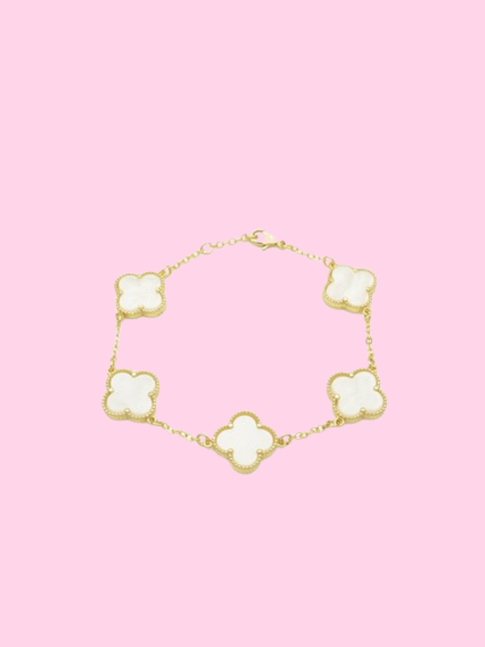 Gold Clover Bracelet