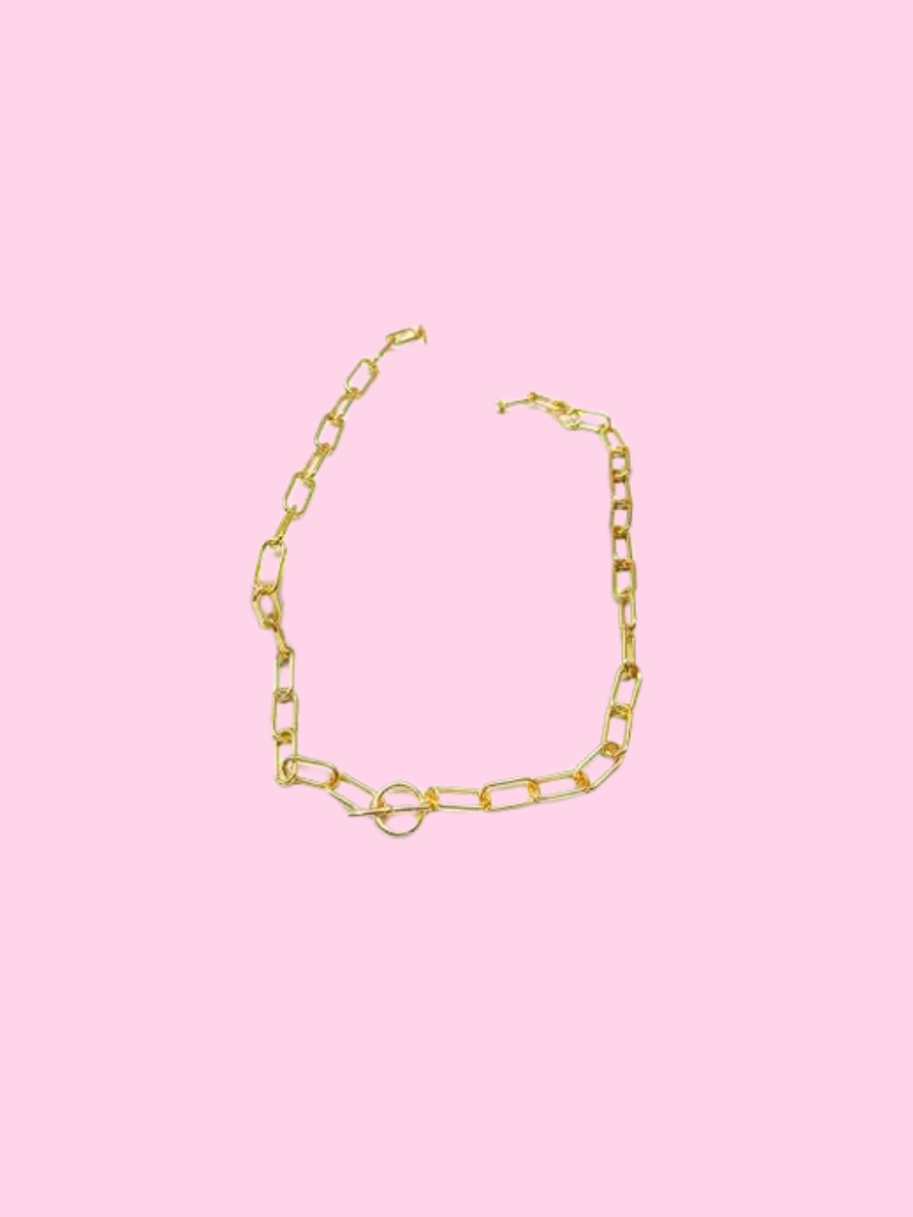 Chain Link Toggle 18K Necklace