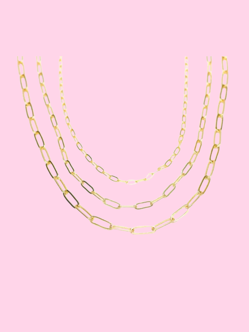Paperclip Chainlink Necklace